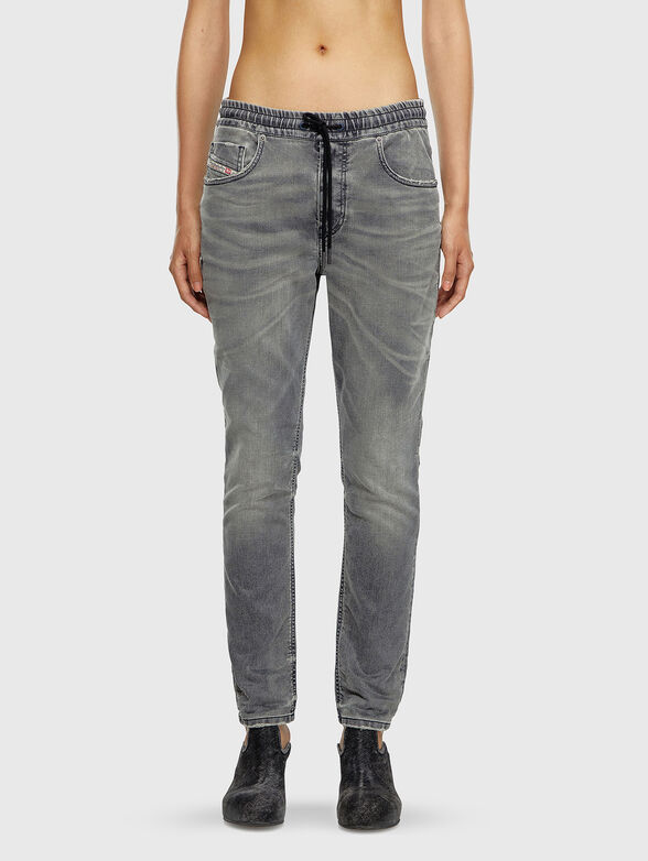 2031 D-KRAILEY JOGG grey jeans with elastic waist  - 1