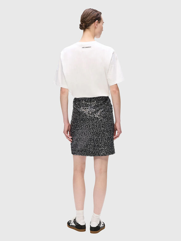 Sequin tweed skirt - 2