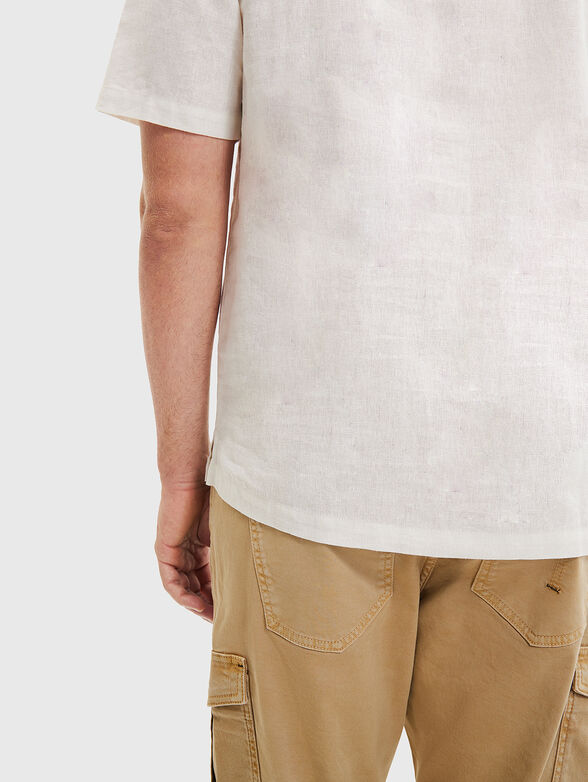  AL AMOR shirt with short sleeves and contrasting print - 4