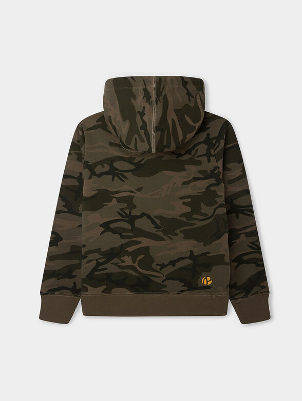 ORAN hooded sweatshirt with camouflage print - 2