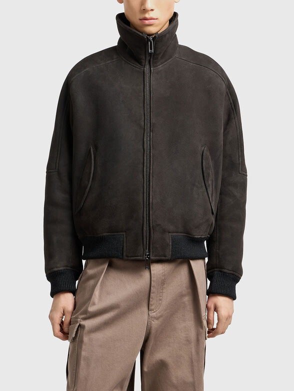 Brown suede jacket - 1