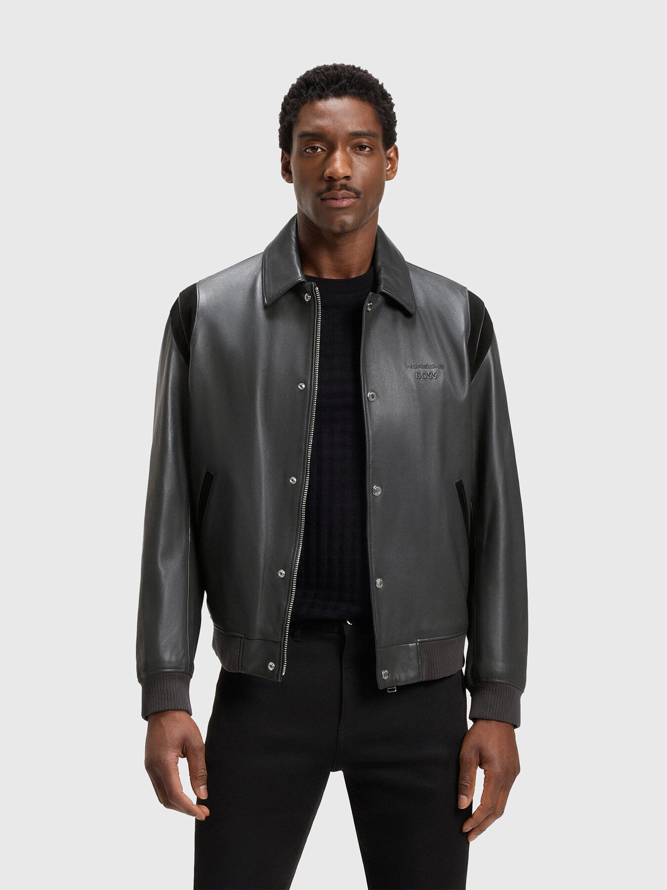 PORSCHE x BOSS leather jacket brand BOSS — Globalbrandsstore.com/en