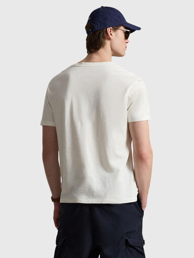 White cotton t-shirt - 4