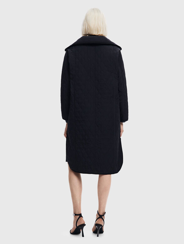 Double faced coat with quilted effect - 3