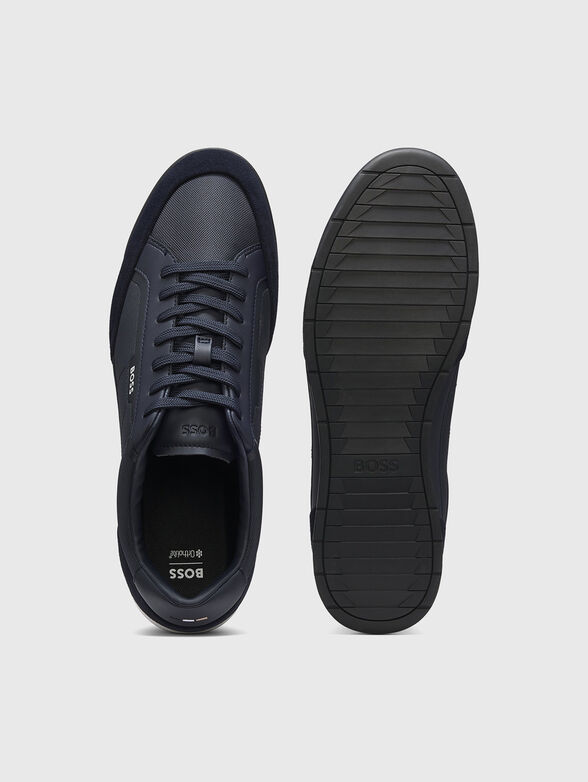 Dark blue sport shoes - 4