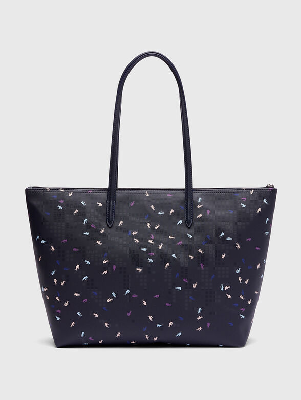 Large tote bag with multicolor logo print - 3