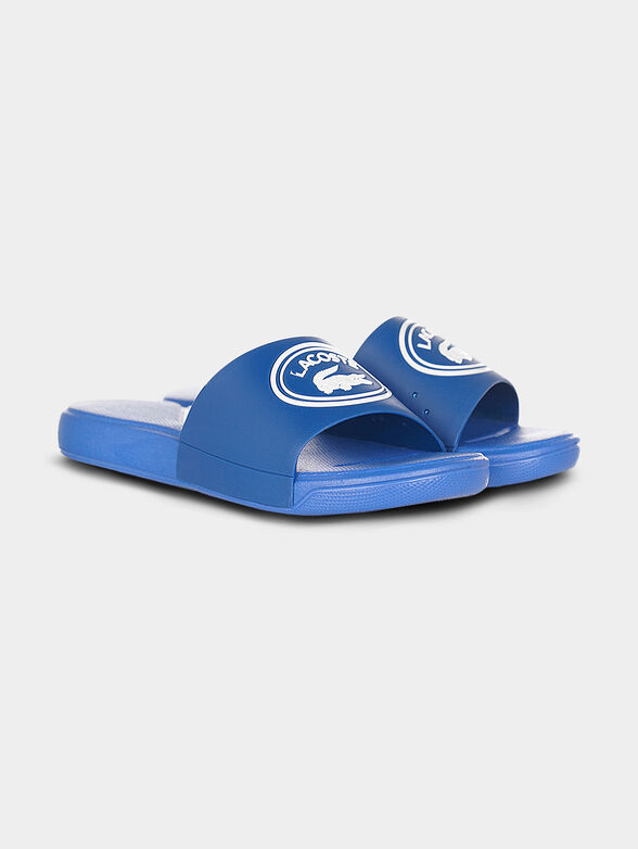 119 1 CUC blue beach slides with logo - 2