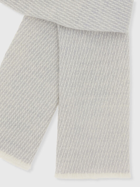 Jacquard wool scarf - 2