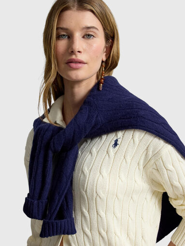 Cotton vest with embroidered logo - 4
