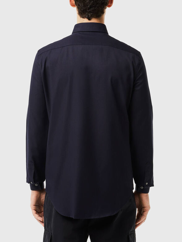 Black shirt in cotton  - 3