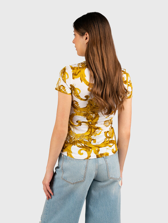 T-shirt in black with baroque motifs - 2