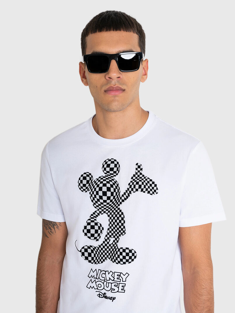 Black T-shirt with MICKEY MOUSE print - 3