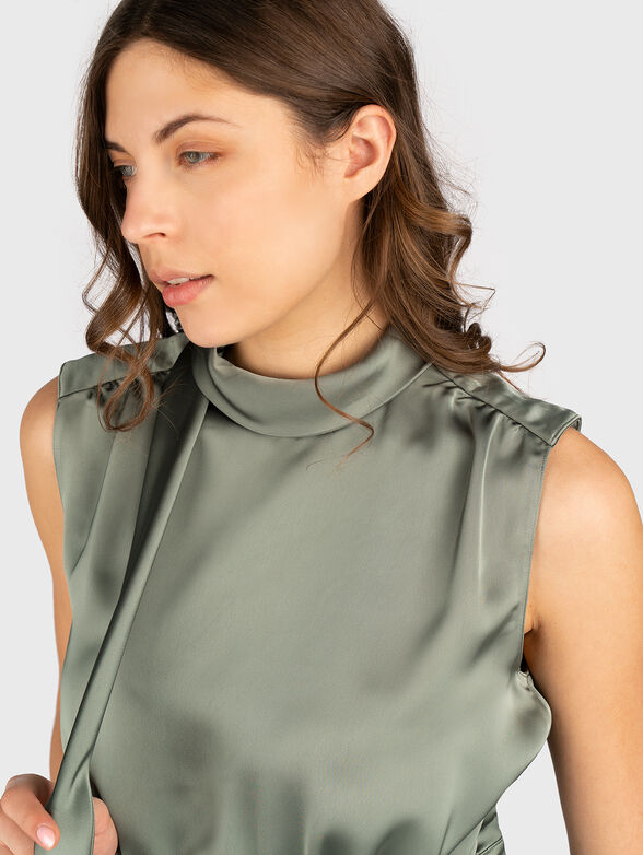 CANILE short top with high collar - 3