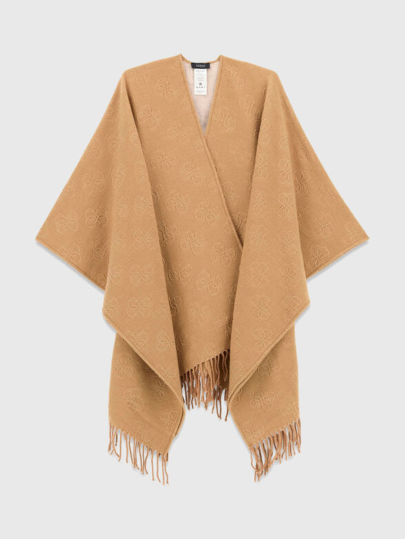 Beige poncho - 1