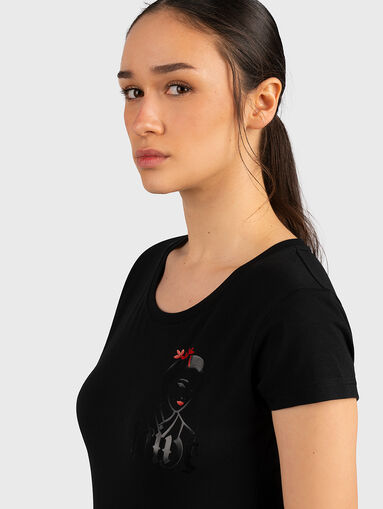 TSL038 T-shirt with print on the back - 2