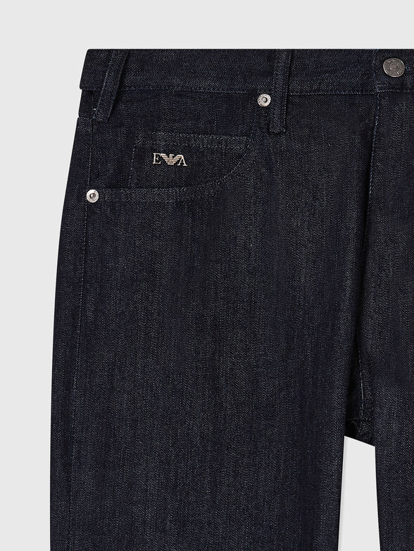 Cotton blue jeans - 4