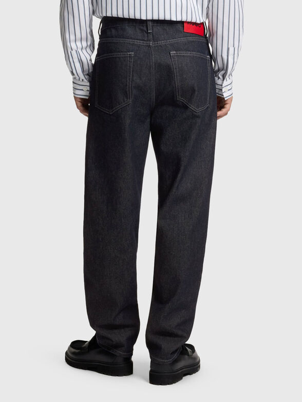 Relaxed fit jeans in dark blue denim - 2