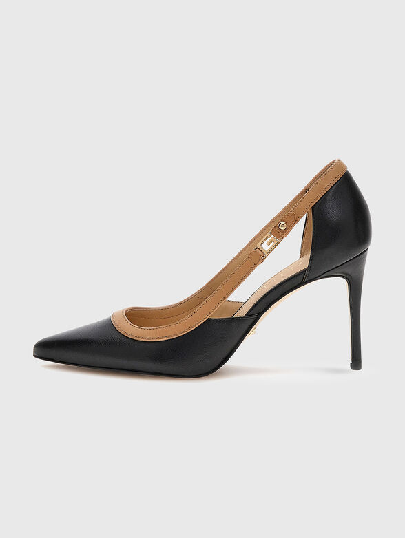 RICKY heeled leather shoes - 0