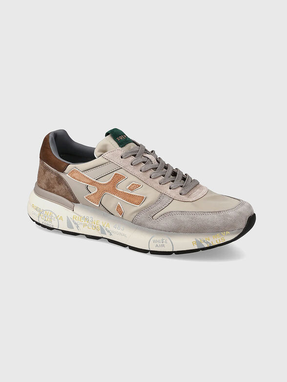 MICK suede and leather sports shoes - 5