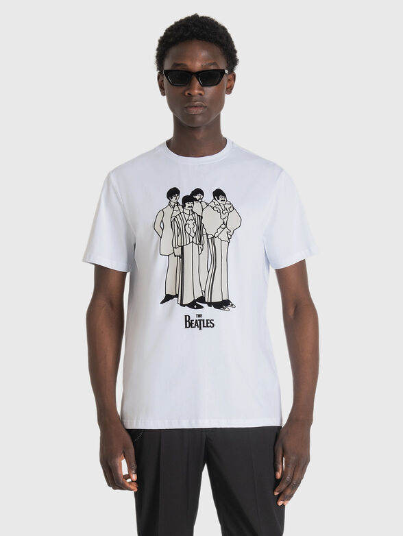 Black T-shirt with "The Beatles" print - 1