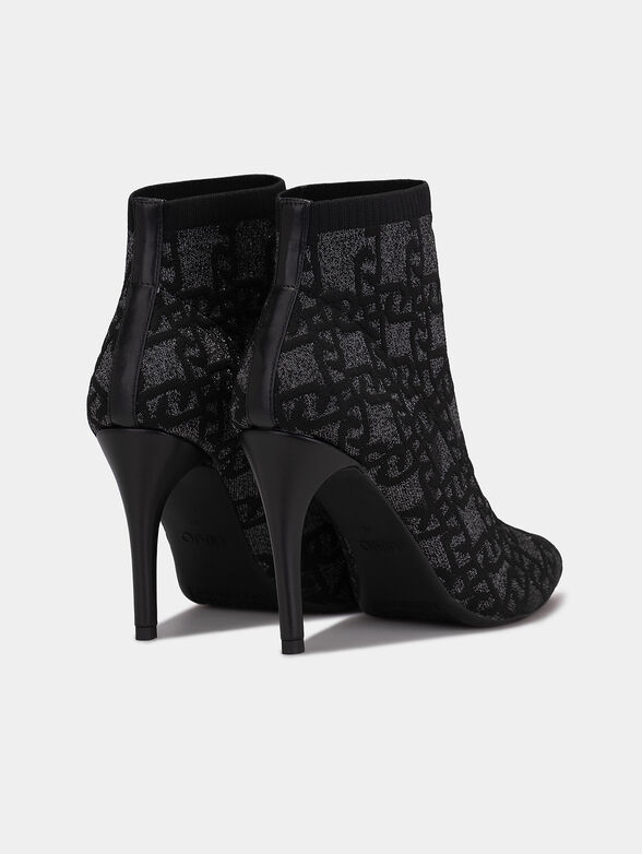 VICKIE 113 Ankle boots with logo print - 3