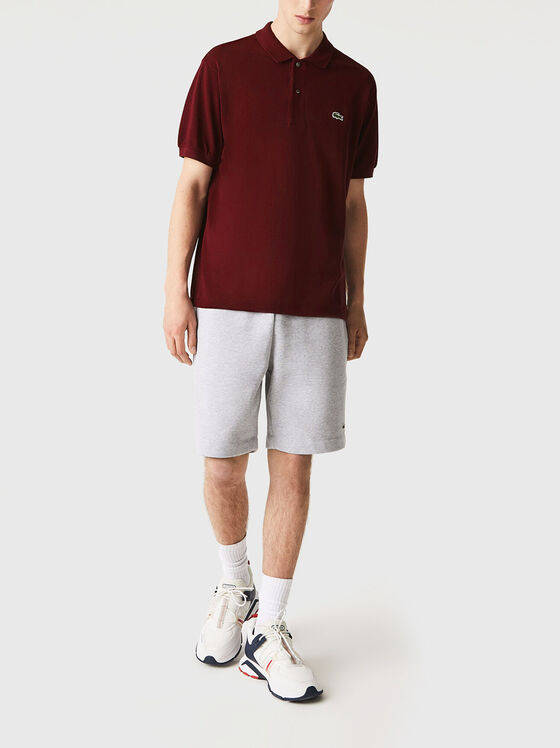 Polo-shirt L.12.12 with short sleeves in dark blue - 1