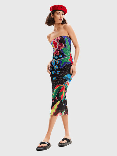 Printed midi dress - 5