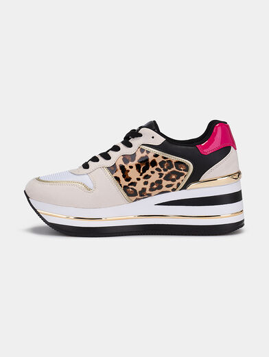 Sports shoes with animal print - 4