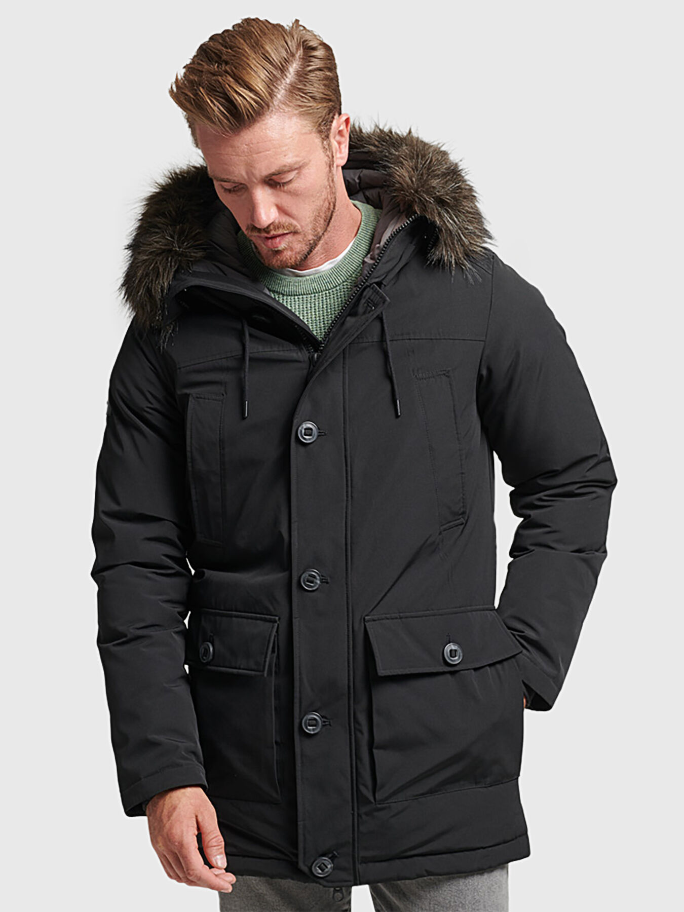 Superdry rookie black sale