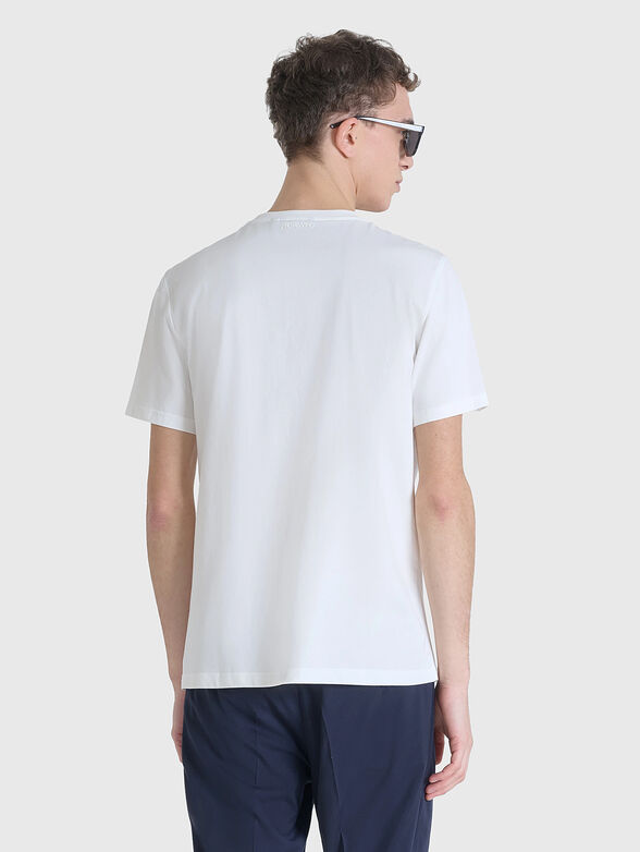 Cotton T-shirt with oval neckline - 2