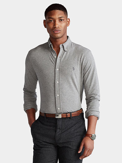 Cotton grey shirt - 1