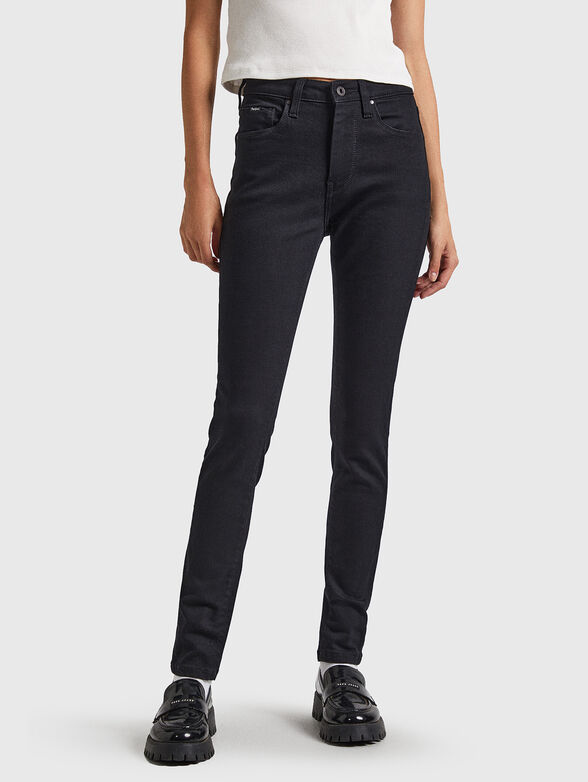 Skinny jeans in black color - 1