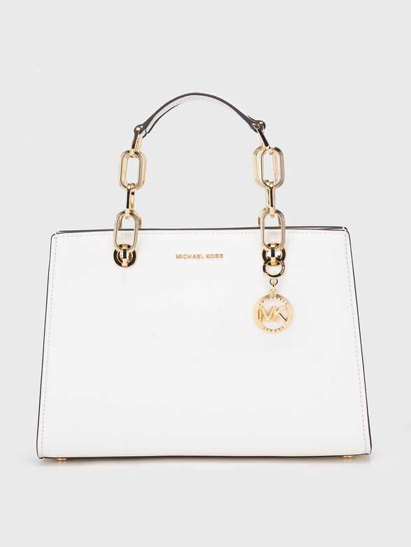 Beige leather bag - 1