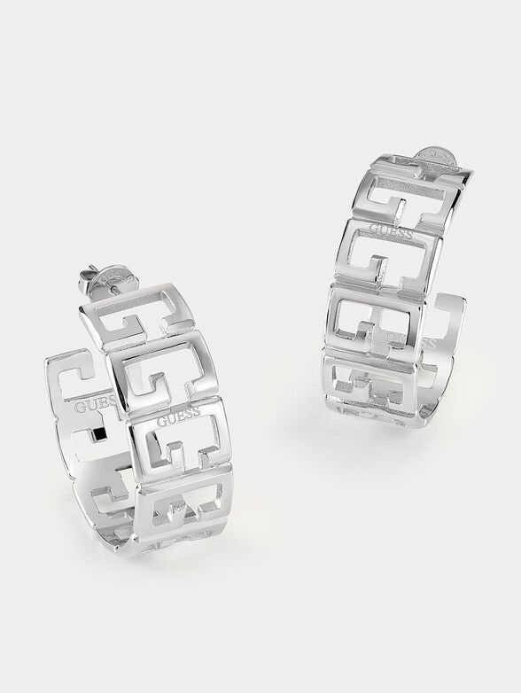 Earrings with logo details - 1