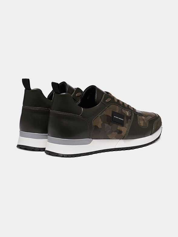 Sneakers with camouflage print - 2
