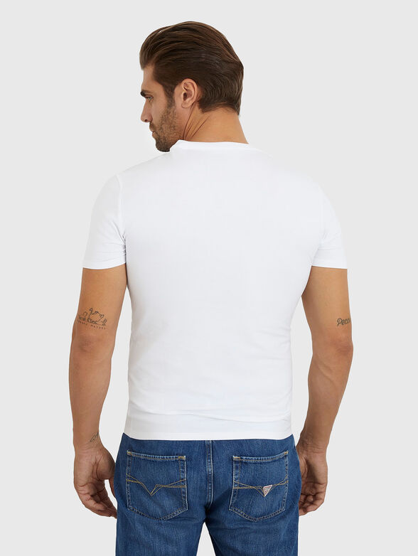 V-neck cotton T-shirt - 3