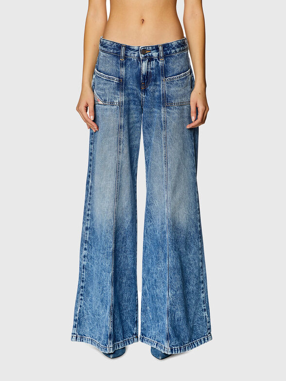 D-AKII  wild-leg jeans - 1
