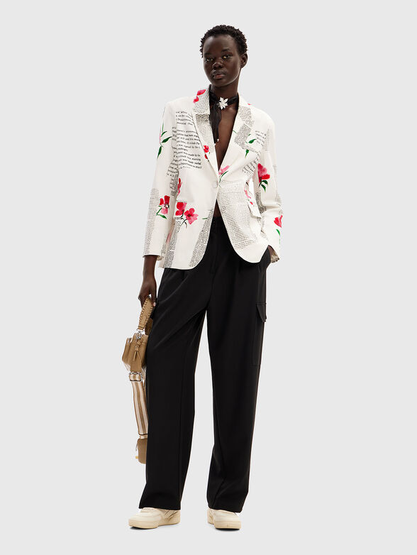 Blazer with contrasting details  - 2