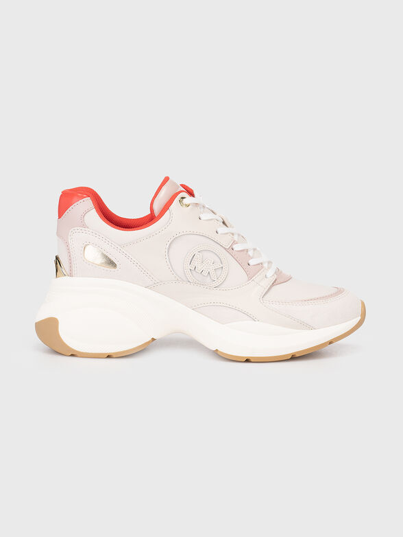 ZUMA logo detail sneakers in leather  - 1
