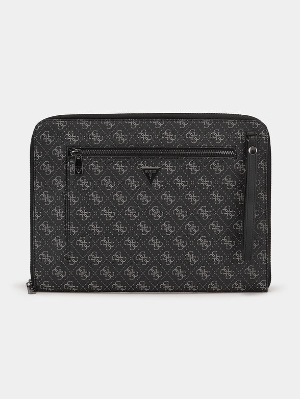 Document holder bag with logo effect - 1