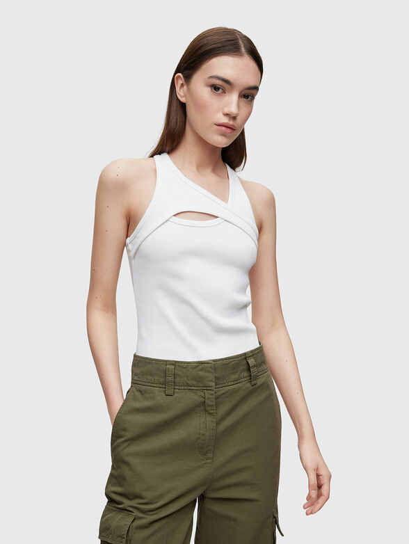 DELLCA black top in cotton blend - 1