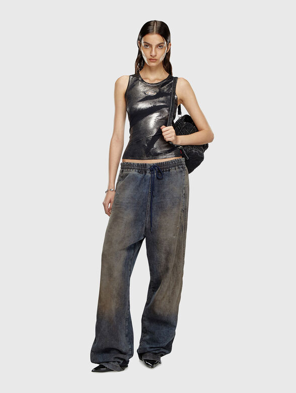 T-LYNYS-P1 oval logo tank top - 2