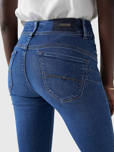 SECRET blue skinny jeans  - 3