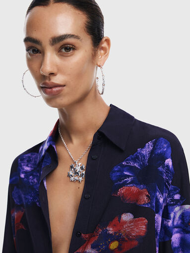 Floral print shirt - 5