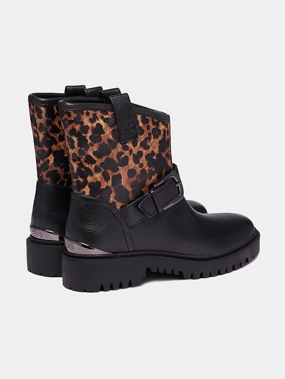 ORICAN boots with leopard print - 2