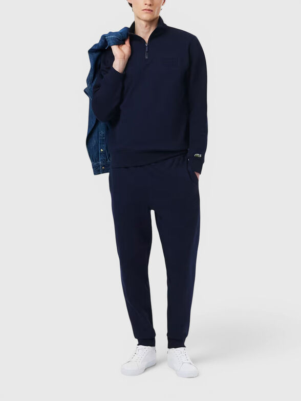 Cotton sweatshirt with zipper - 2