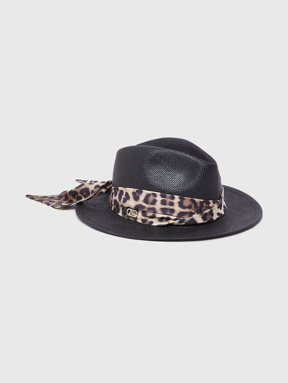 Panama hat with foulard ribbon - 1