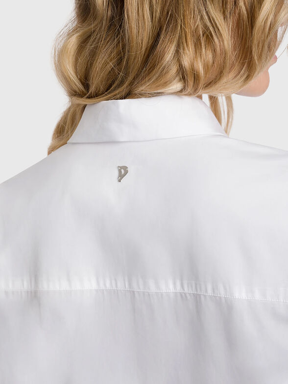 Short-sleeved cotton shirt - 4