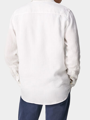 PARKERS blue linen shirt  - 3