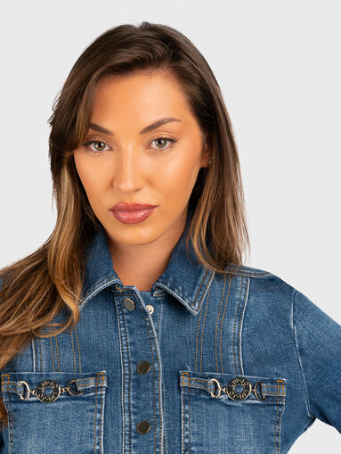 Blue denim jacket - 5
